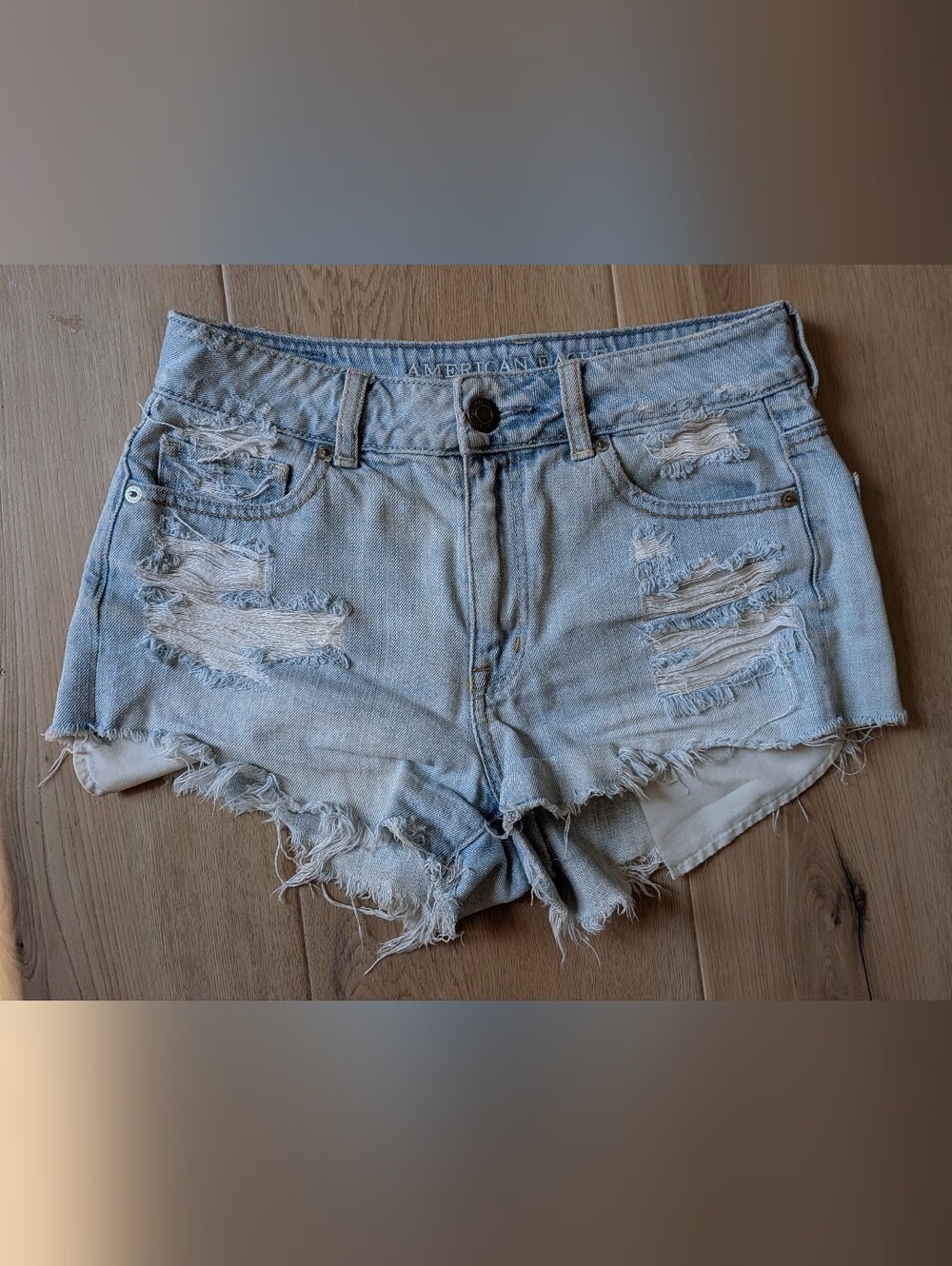 American Eagle Distressed Cutoff Jean Shorts Sz 2